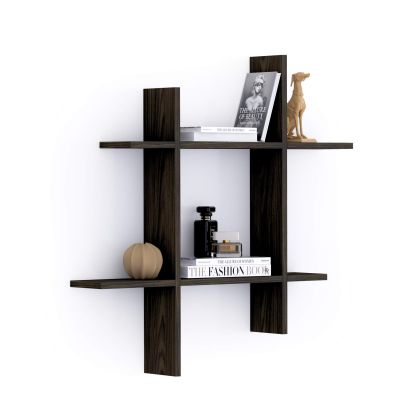 Angelica Shelves # Dark Walnut