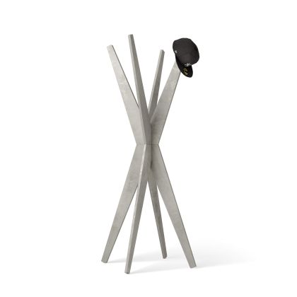 Coat stand, Emma, Concrete Effect, Grey