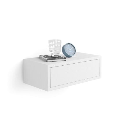 Riccardo Floating nightstand, Ashwood White main image