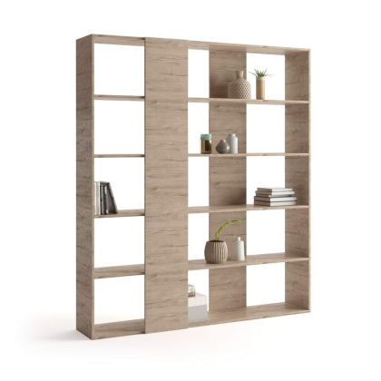 Rachele Modern Bookcase, Oak