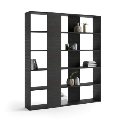 Rachele Modern Bookcase, Ashwood Black