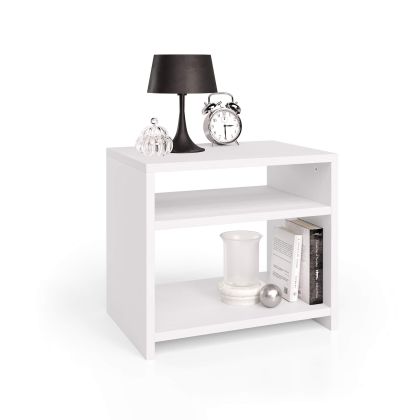 Martino Nightstand, Ashwood White main image