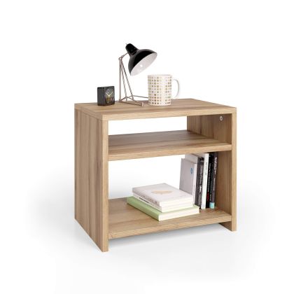 Martino Nightstand, Rustic Oak main image