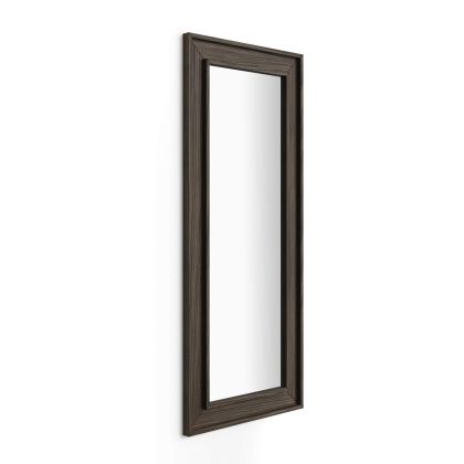 Angelica Wall / Floor Mirror 63 x 26.4 in, Dark Walnut