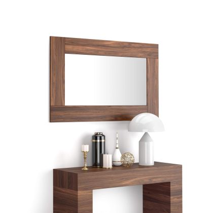 Evolution Rectangular Wall Mirror, 46.5 x 28.7 in, Walnut main image