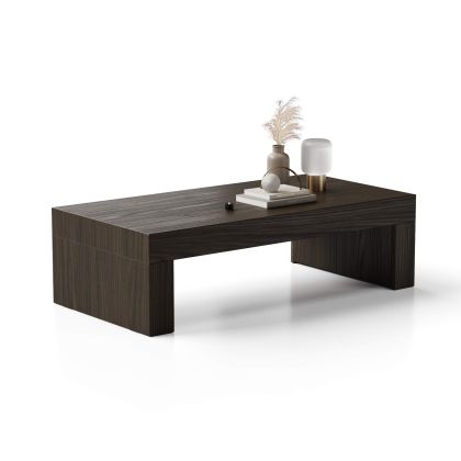 Evolution low Coffee Table 47.2 x 23.6 in, Dark Walnut