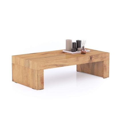 Evolution low Coffee Table 47.2 x 23.6 in, Rustic Oak