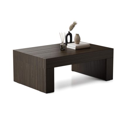 Evolution low Coffee Table 35.4 x 23.6 in, Dark Walnut