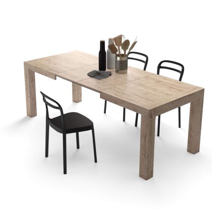 Iacopo Extendable Dining Table, 55,1(86,6)x35,4 in, Oak