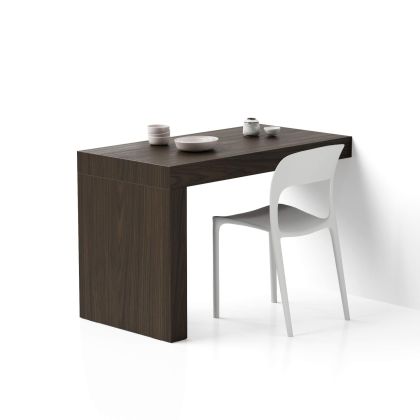 Evolution dining table with One Leg 47.2 x 23.6 in, Dark Walnut main image