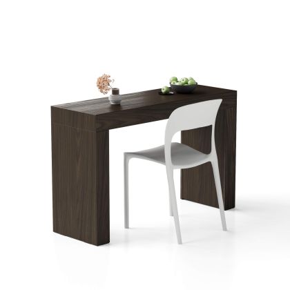 Evolution dining table with Two Legs 47.2 x 15.7 in, Dark Walnut main image