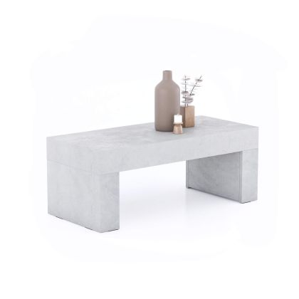 Evolution low Coffee Table 35.4 x 15.7 in, Concrete Effect, Grey