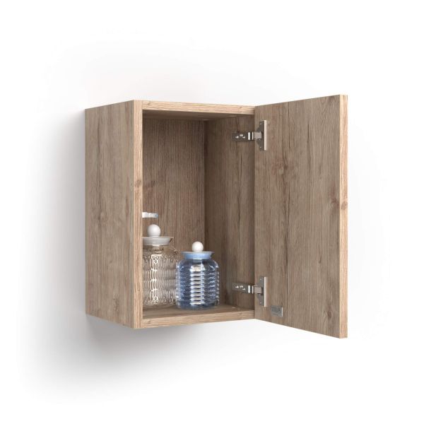 Iacopo cube wall unit with door, Oak detail image 3