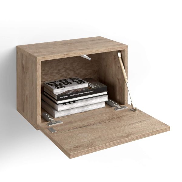 Iacopo cube wall unit with door, Oak detail image 1